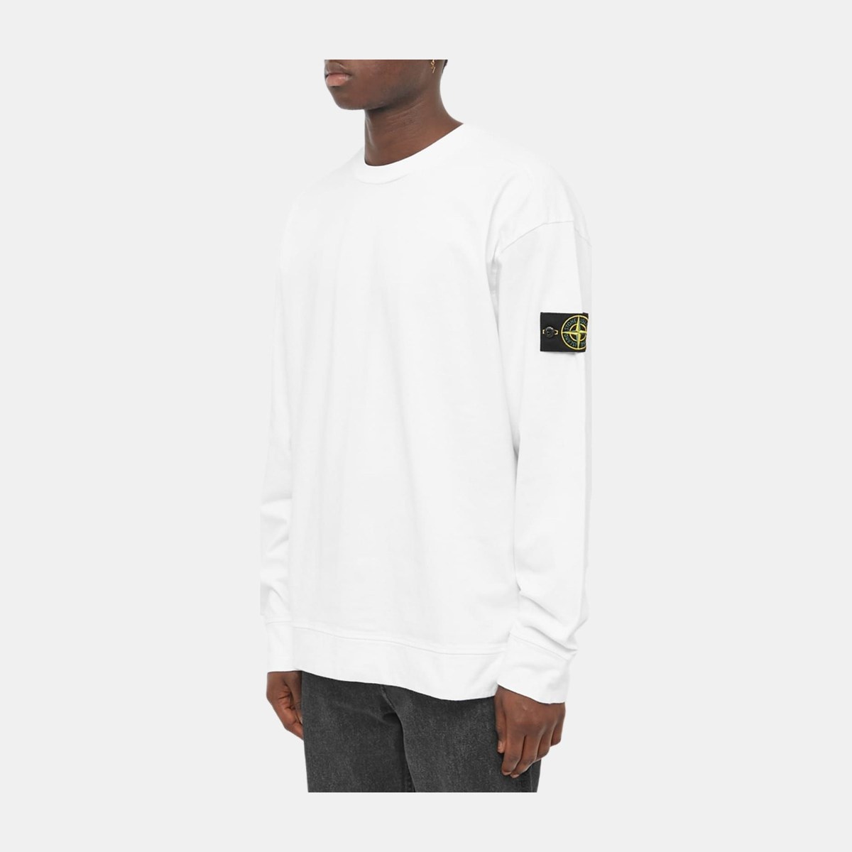Stone Island Crewneck Sweatshirt White