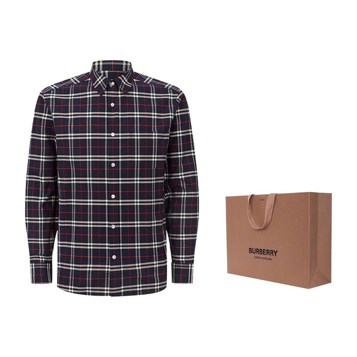 Burberry Classic Check Navy Shirt