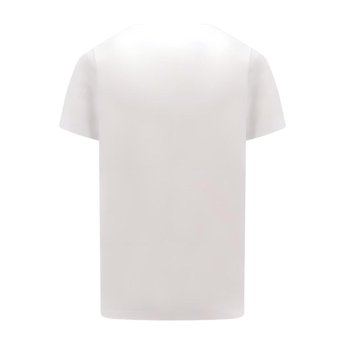 Burberry Logo Embroidered T-Shirt White