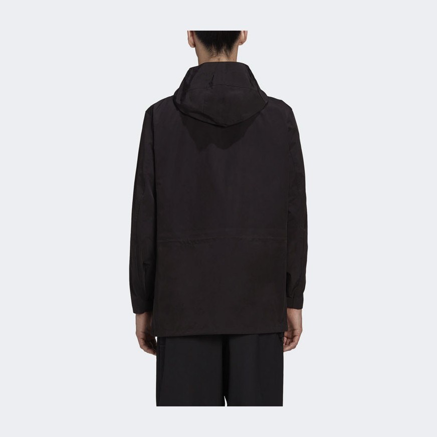 Y-3 Hooded Windbreaker Jacket Black
