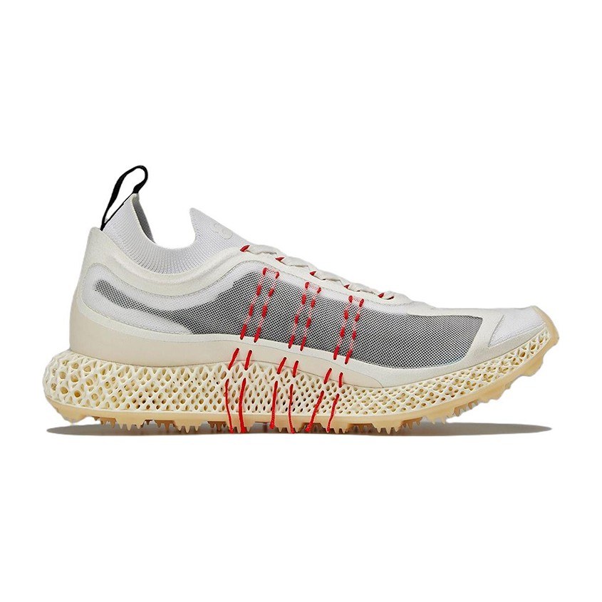 Y-3 4D Runner White Grey