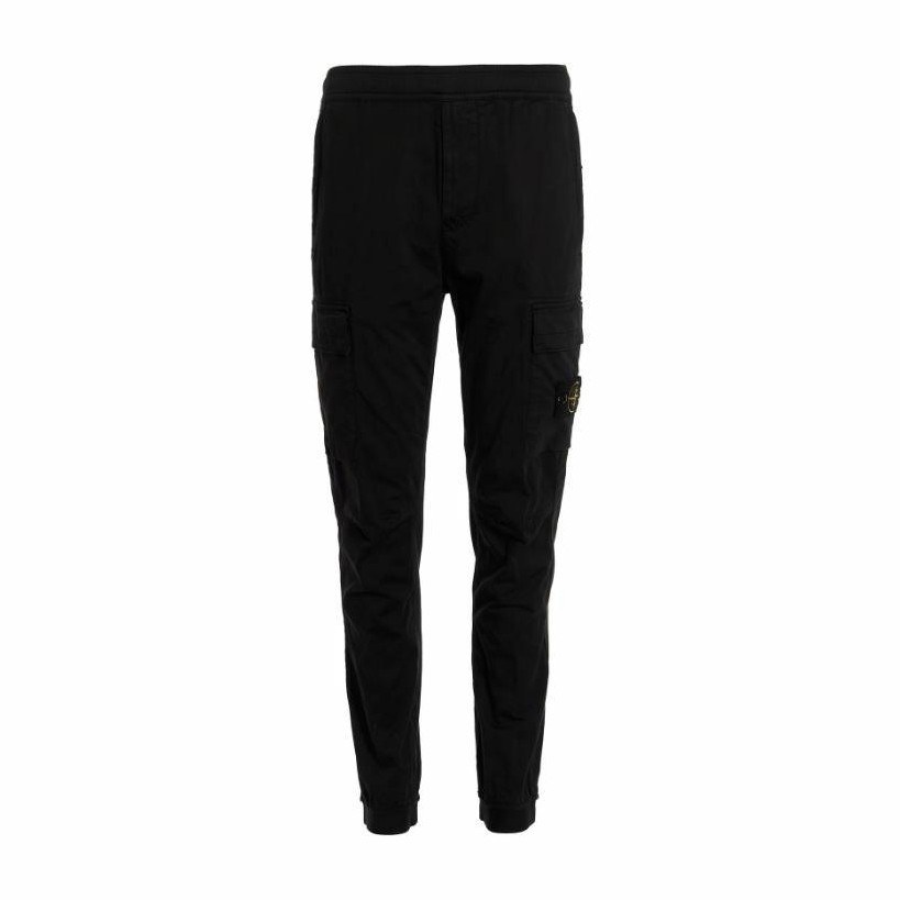 Stone Island Cargo Pants Black