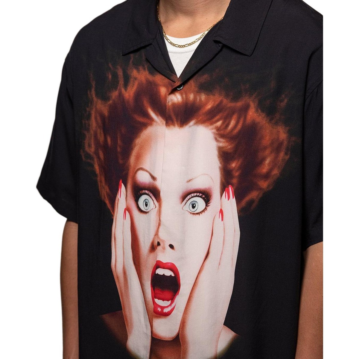 Stussy Harumi V-Neck T-Shirt Black