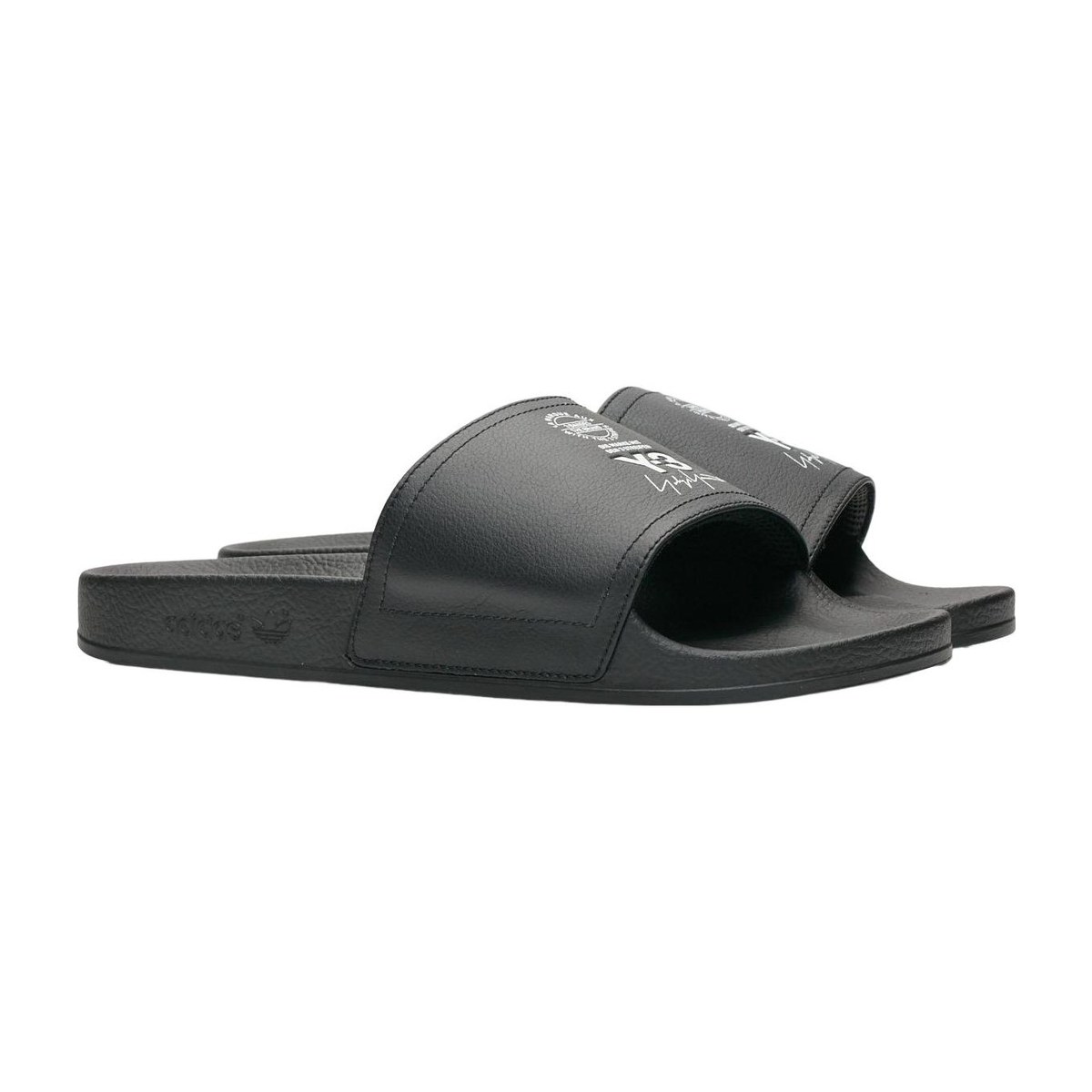 Y-3 Rubber Slide Sandal Black