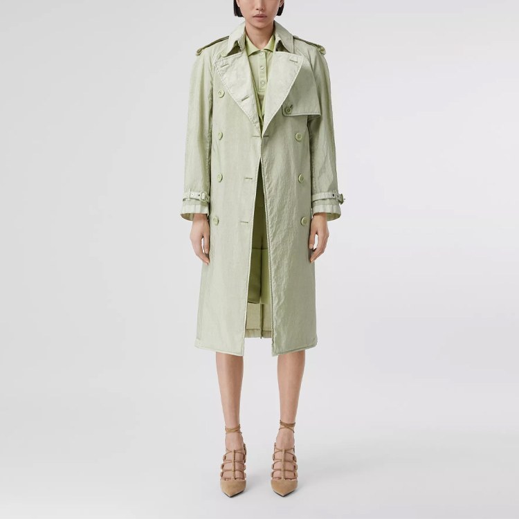 Burberry Trench Coat Mist Green