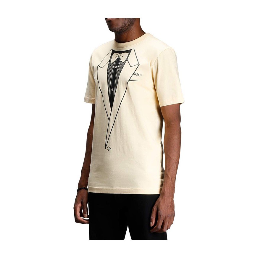 OFF-WHITE Large Logo T-Shirt Vanilla
