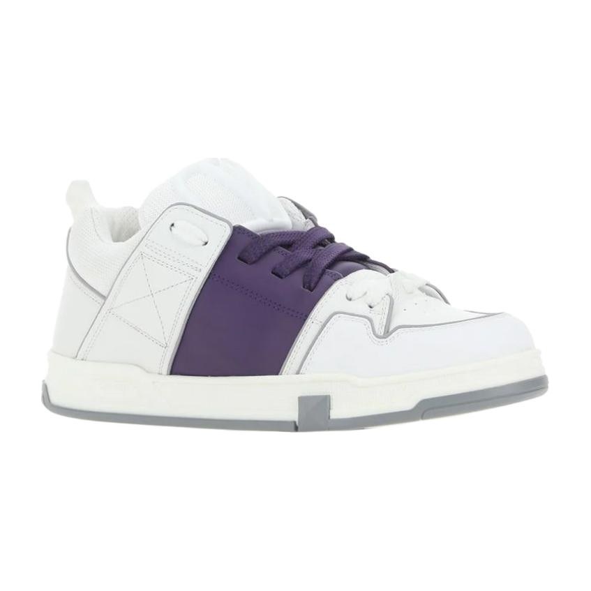 Valentino Open Garavani Skate White Purple
