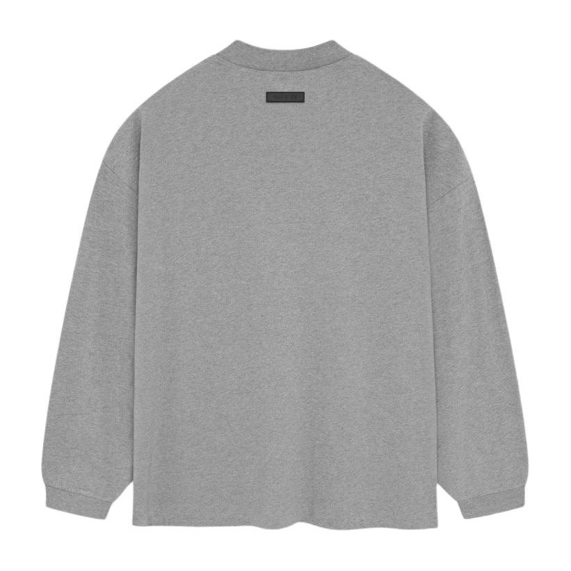 Fear of God Essentials SS24 LS Tee Dark Heather Oatmeal