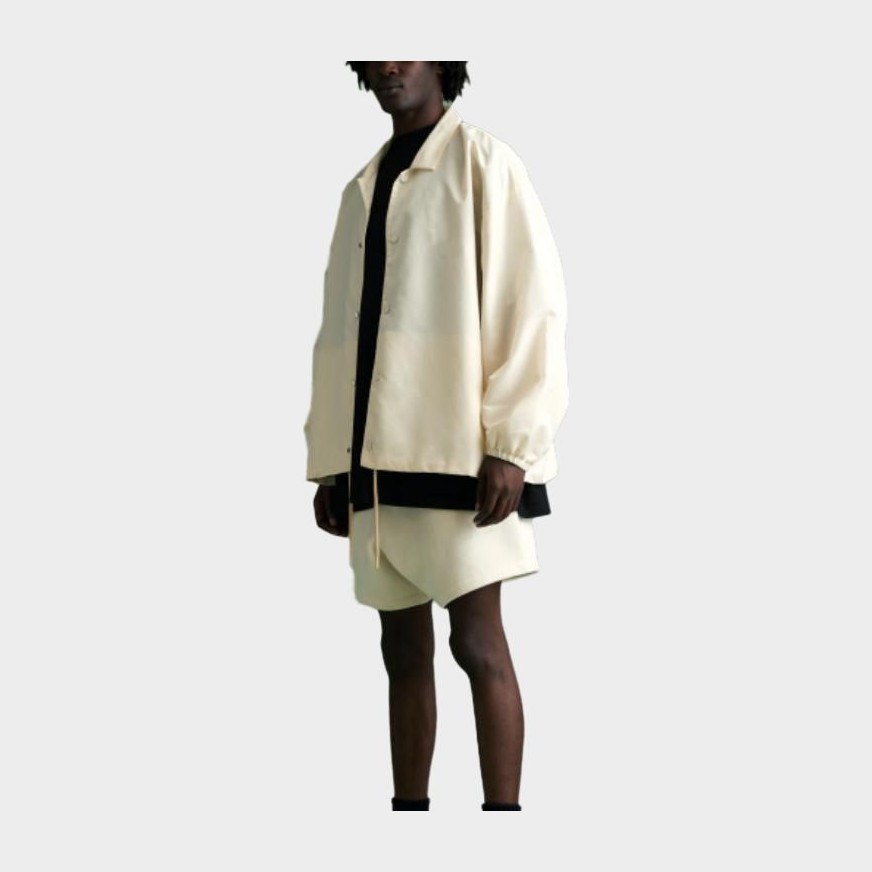 Fear of God Essentials Coaches Jacket Cloud Dancer