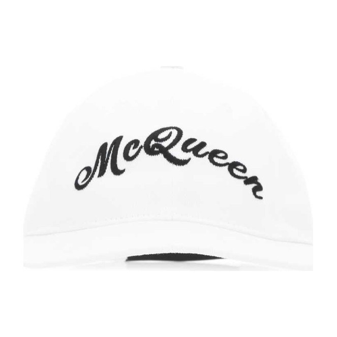 Alexander McQueen Baseball Cap White