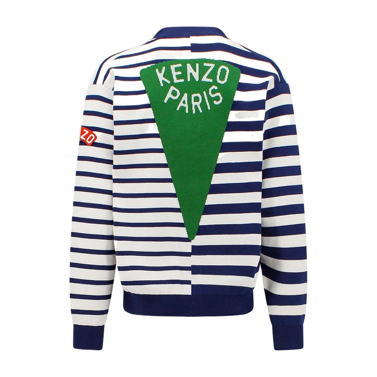 KENZO SS23 V-Neck Sweater Midnight Blue