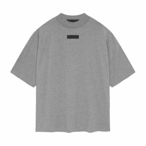 Fear of God Essentials SS24 Crewneck T-Shirt Dark Heather Oatmeal