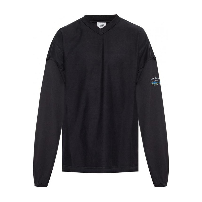 Vetements FW22 V-Neck Pullover Black