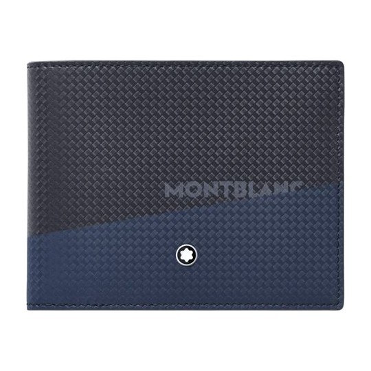 Montblanc Sartorial 2.0 Short Leather Wallet Blue Black