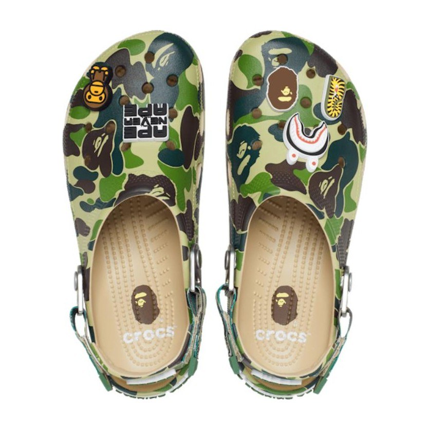 A BATHING APE x Crocs Classic Clog Camo