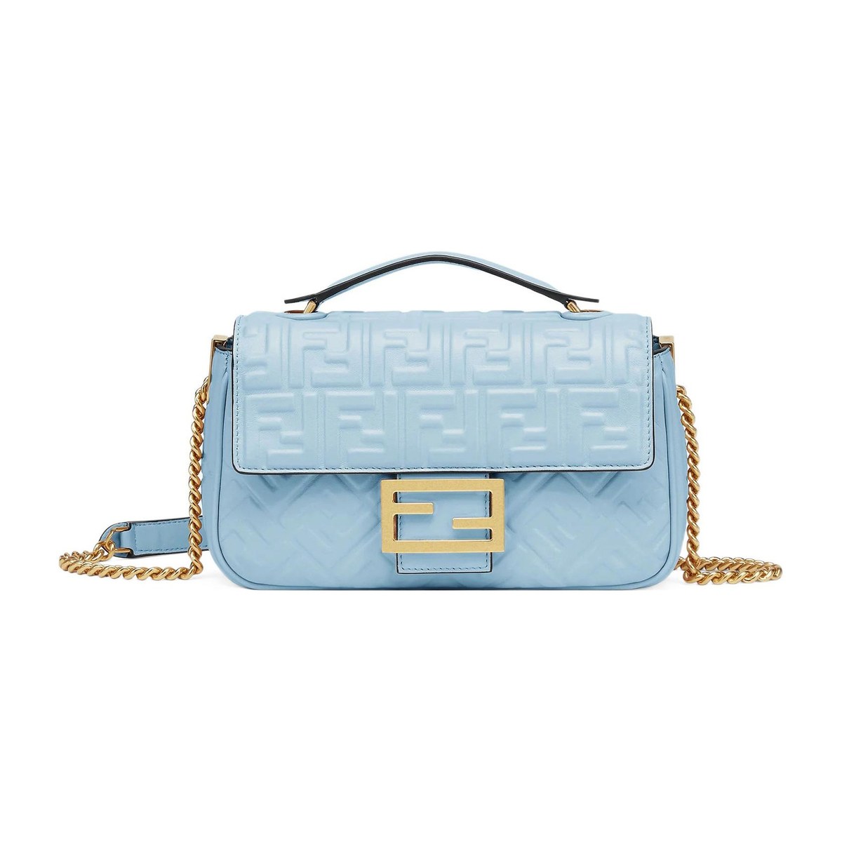 Fendi Baguette Medium Light Blue