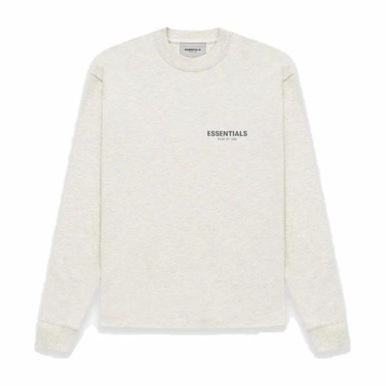 Fear of God Essentials FW21 Oatmeal LogoT