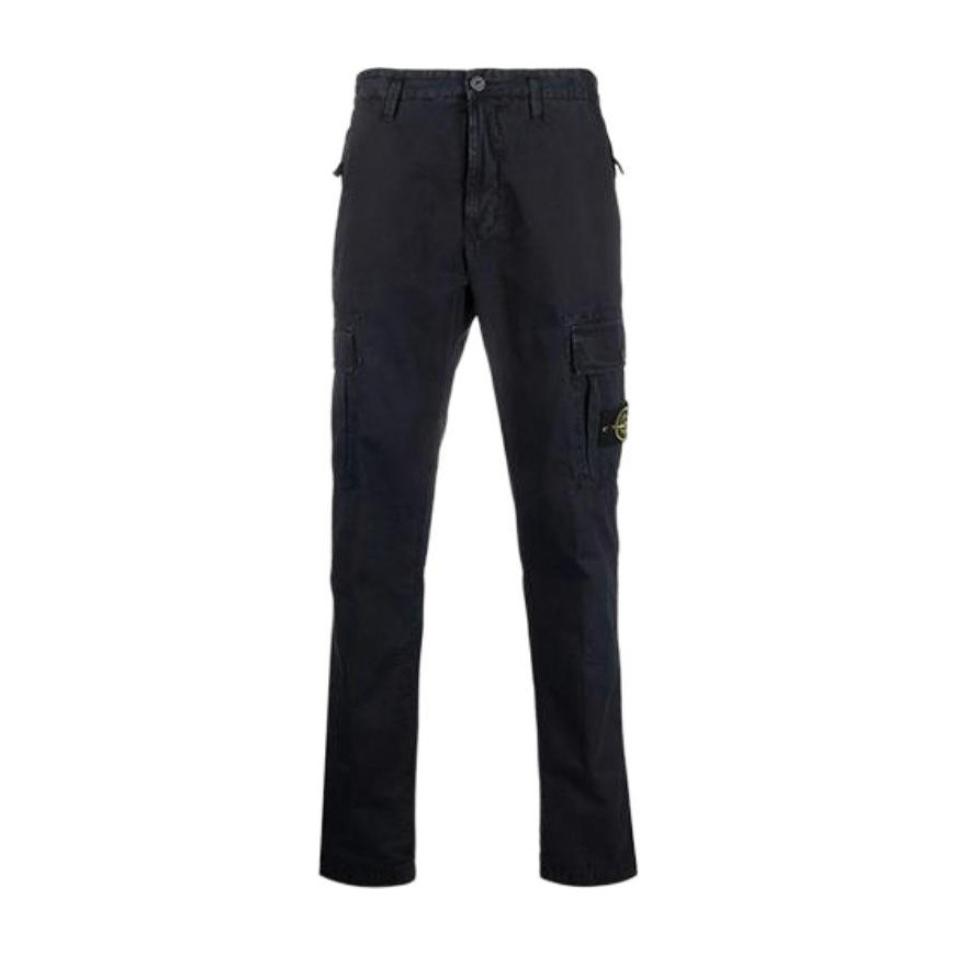 Stone Island SS22 Black Cargo Pants
