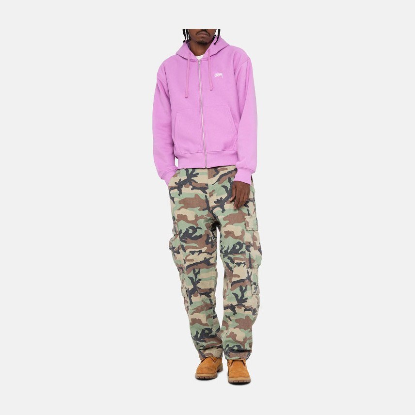 Stussy Stock Logo Zip Hoodie