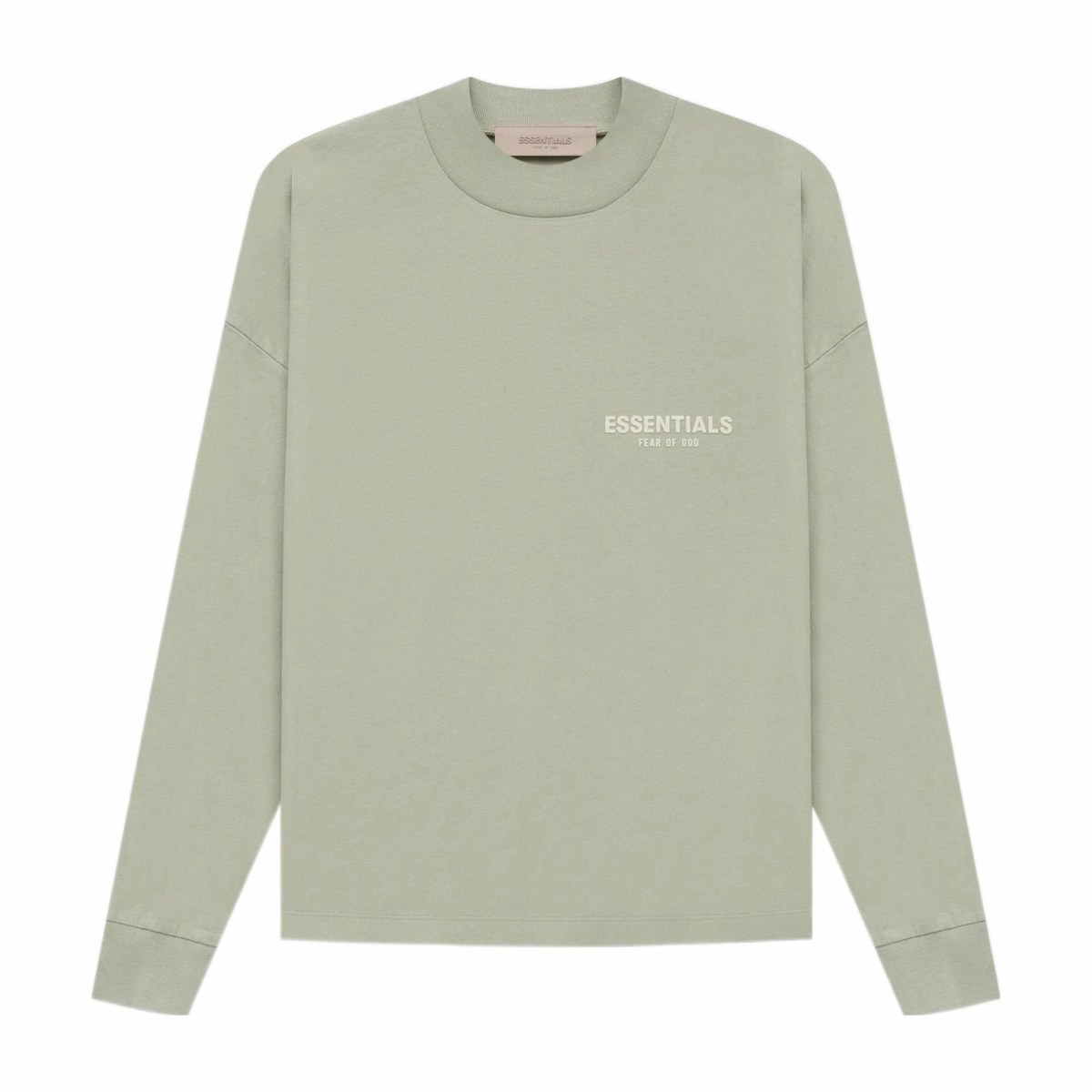 Fear of God Essentials SS22 Ls Tee Seafoam LogoT