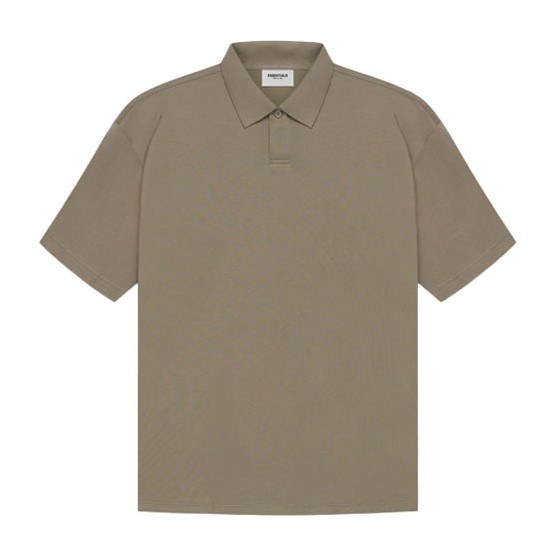 Fear of God Essentials SS21 Short Sleeve Polo Taupe