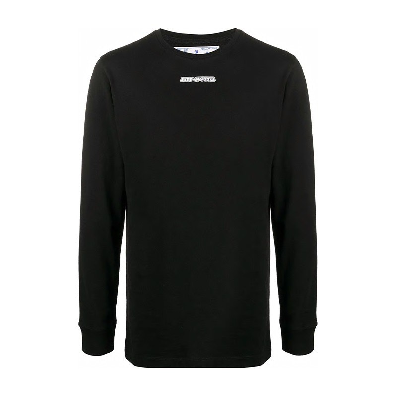 OFF-WHITE Arrow Print Long Sleeve Tee Black