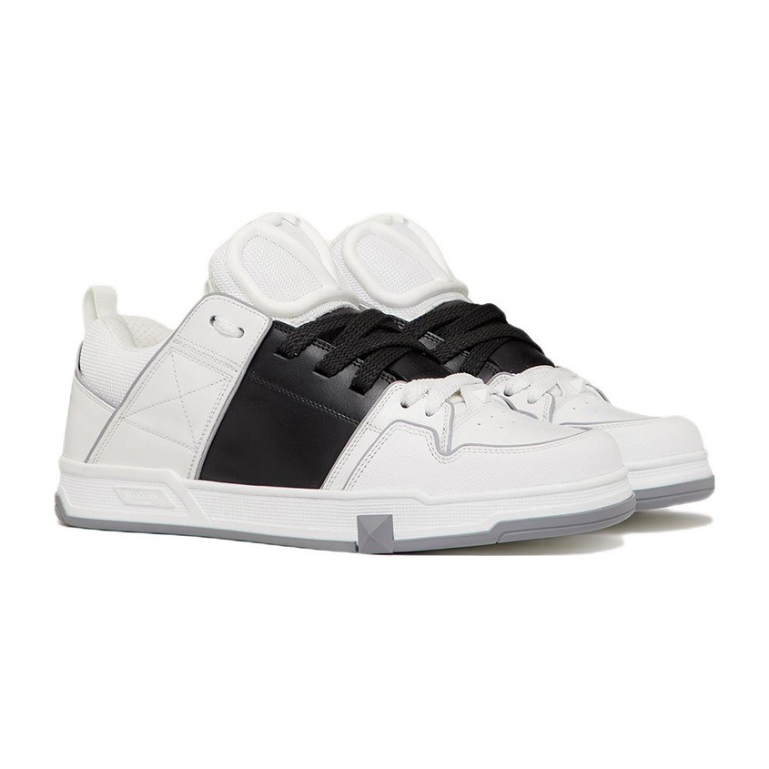Valentino Open Skate White Black