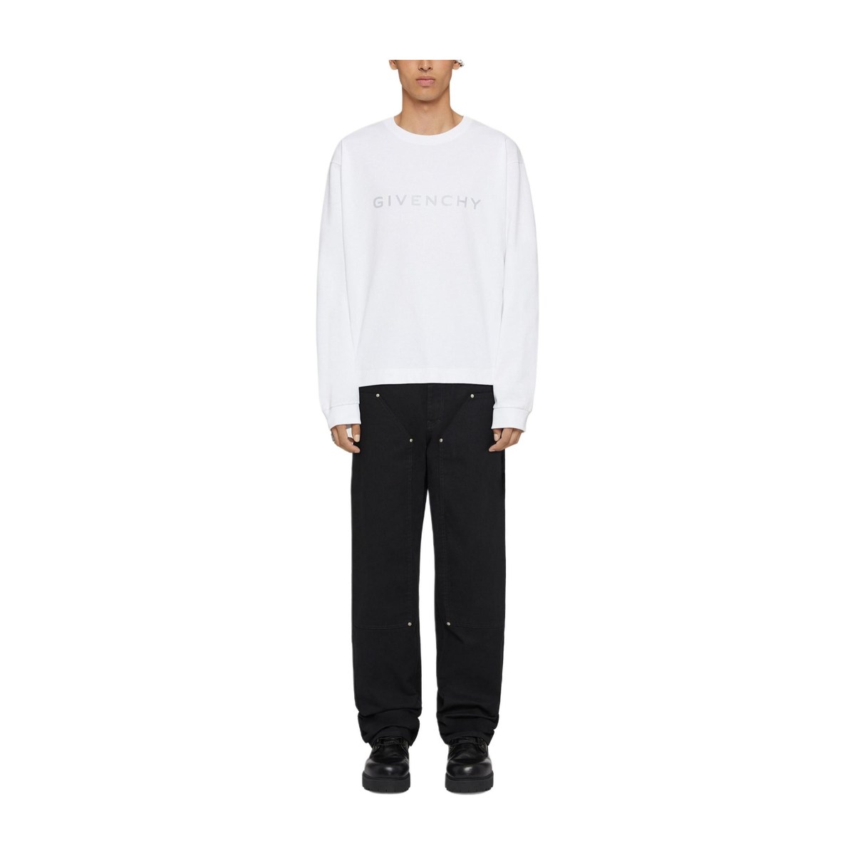 Givenchy Long Sleeve T-Shirt White