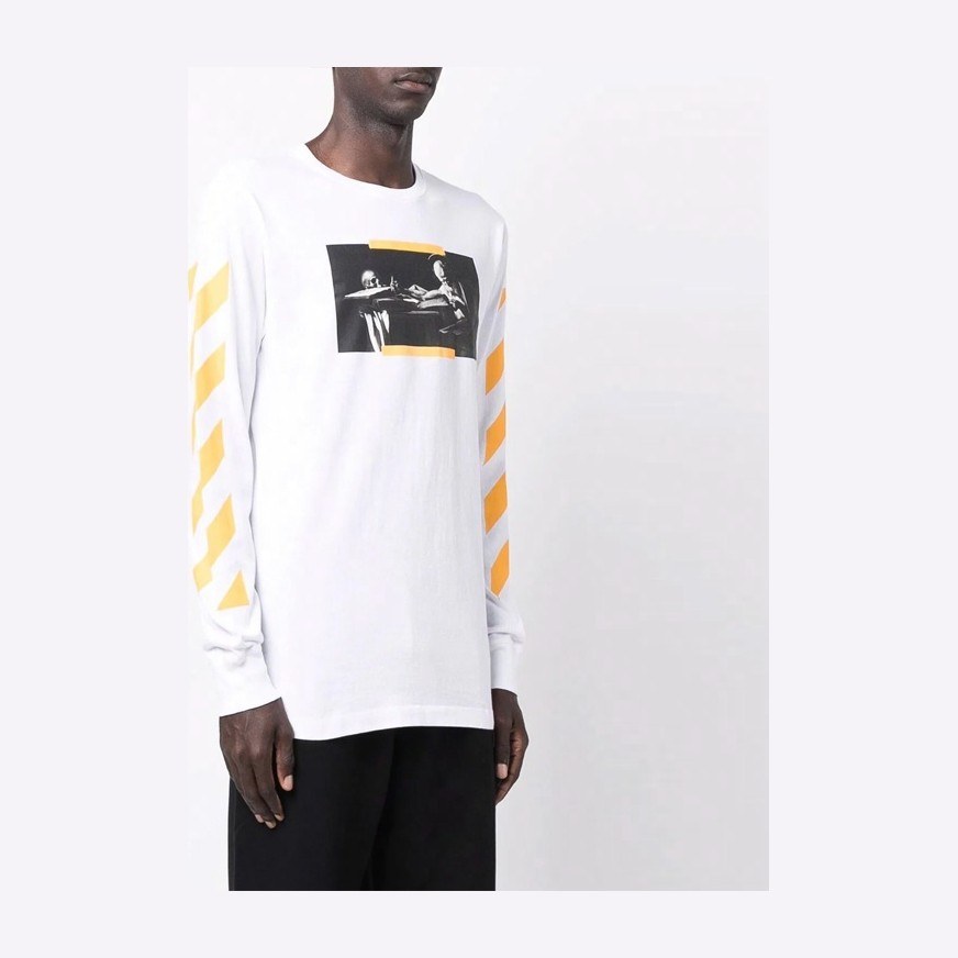 OFF-WHITE FW21 Long Sleeve Tee White