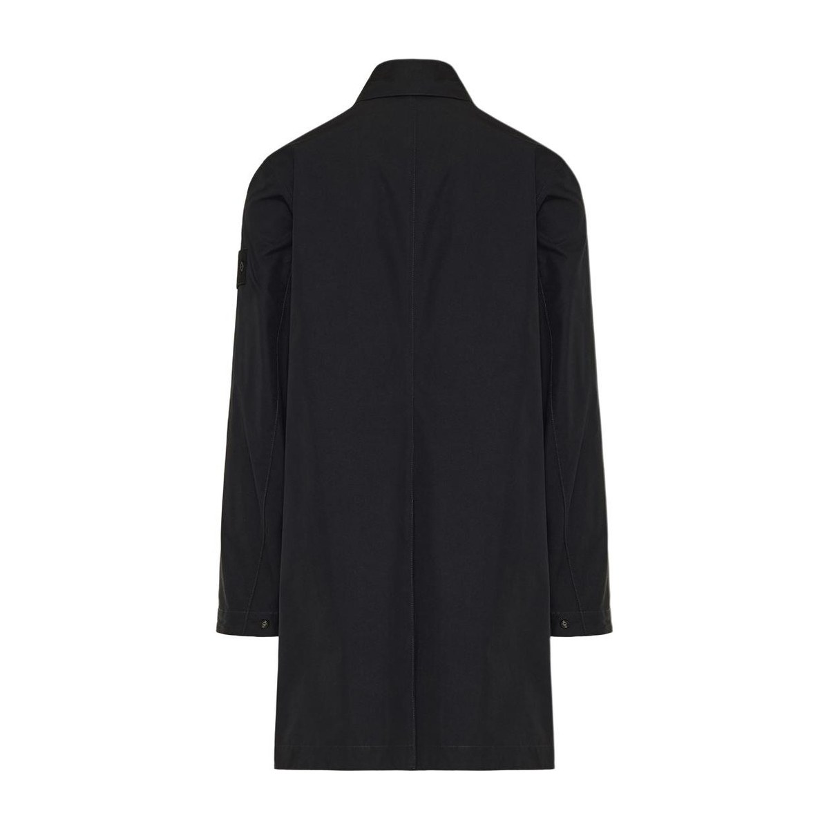 Stone Island Patch Collar Trench Coat