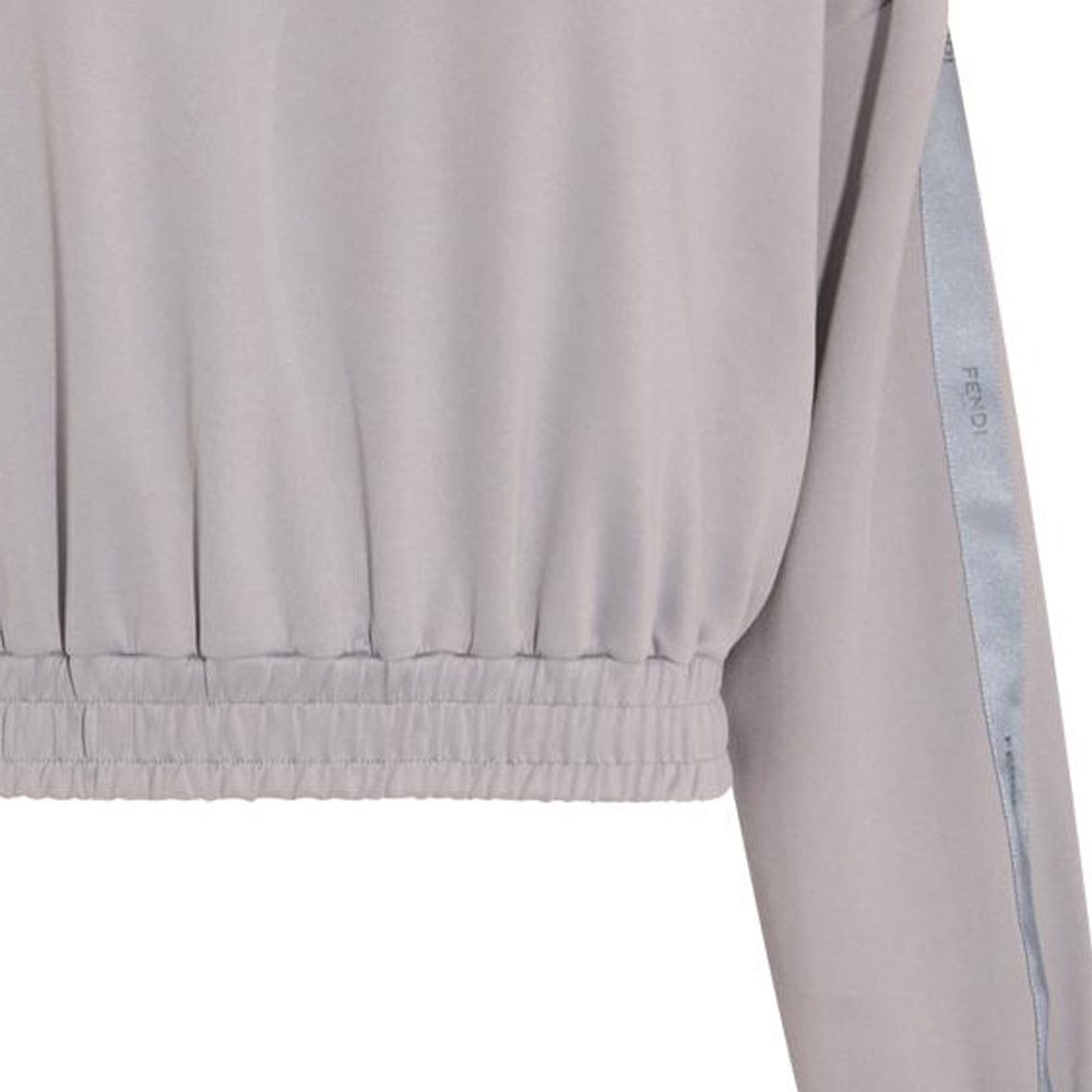Fendi SS23 Letter Print Hoodie Brown