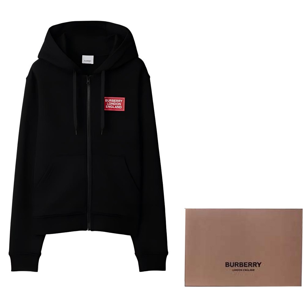 Burberry SS24 Logo Hoodie Black