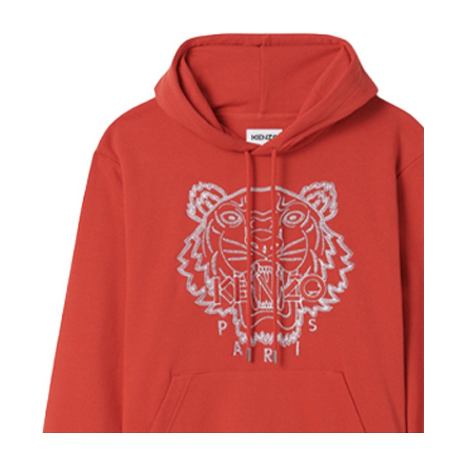 KENZO Chinese New Year Capsule Embroidered Tiger Hoodie Red