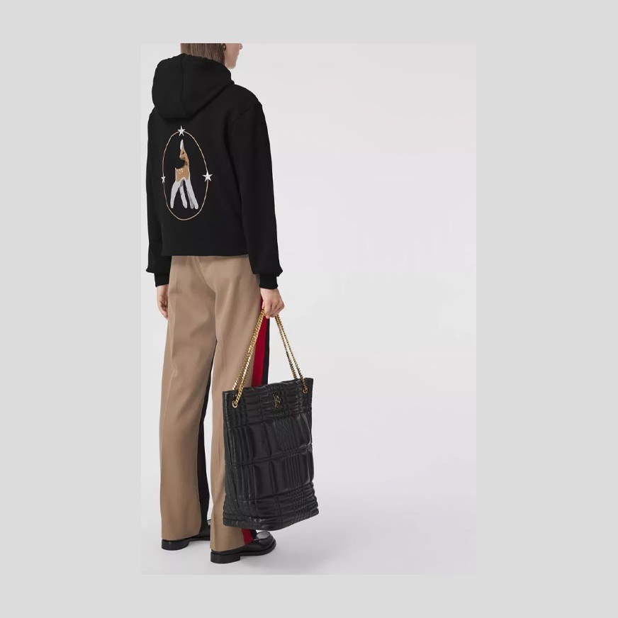 Burberry SS22 Deer Hoodie Black