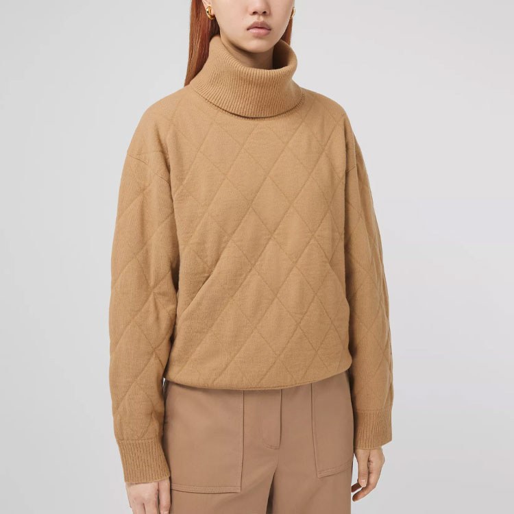 Burberry FW21 Quilted Wool Sweater