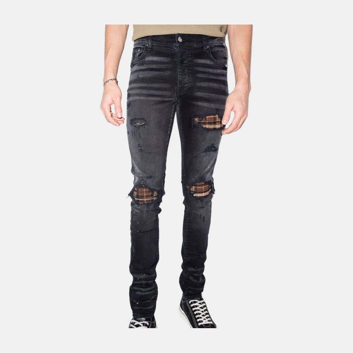 AMIRI SS22 Distressed Jeans Black