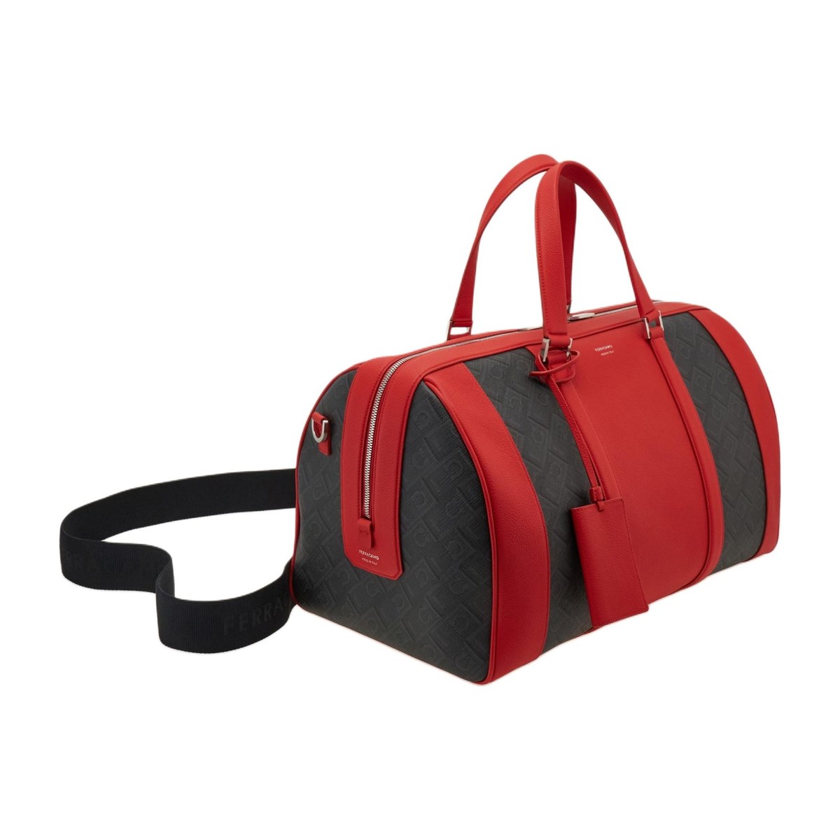 Ferragamo Travel Bag Red Grey
