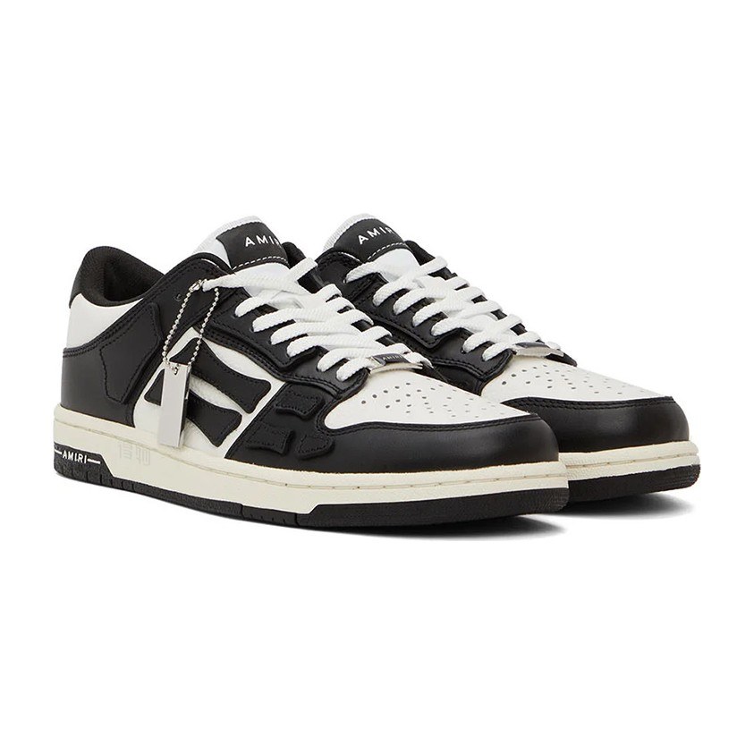 AMIRI Bone Runner Black White