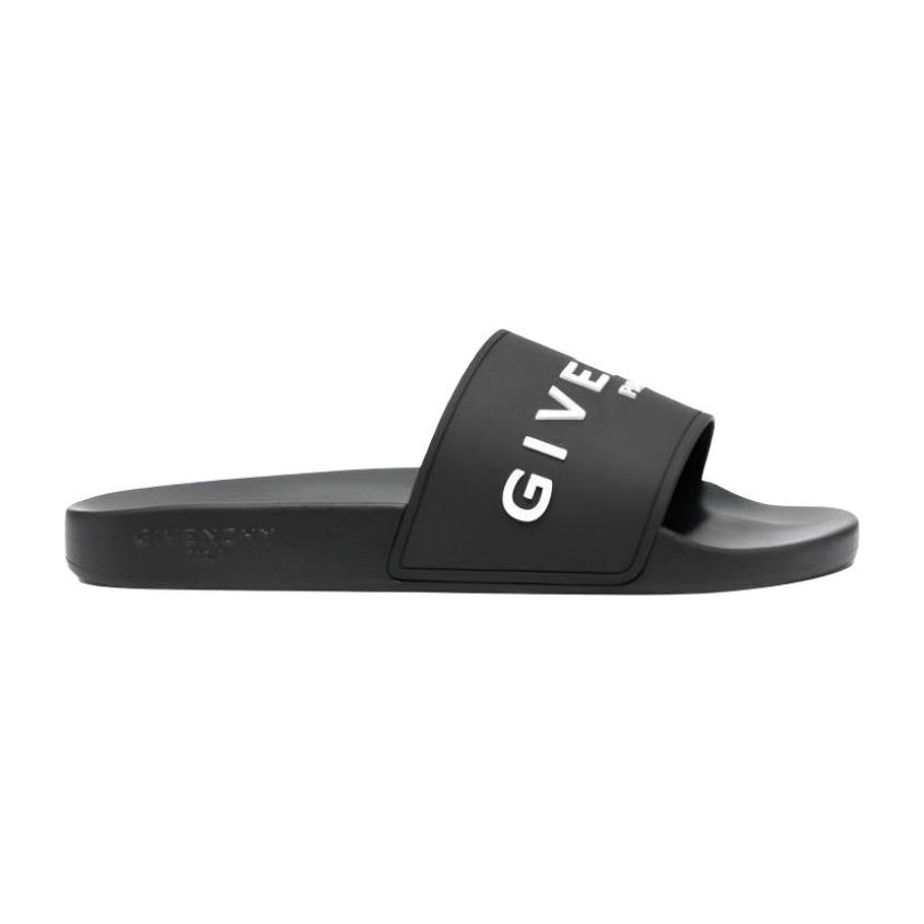 Givenchy Slides Black White