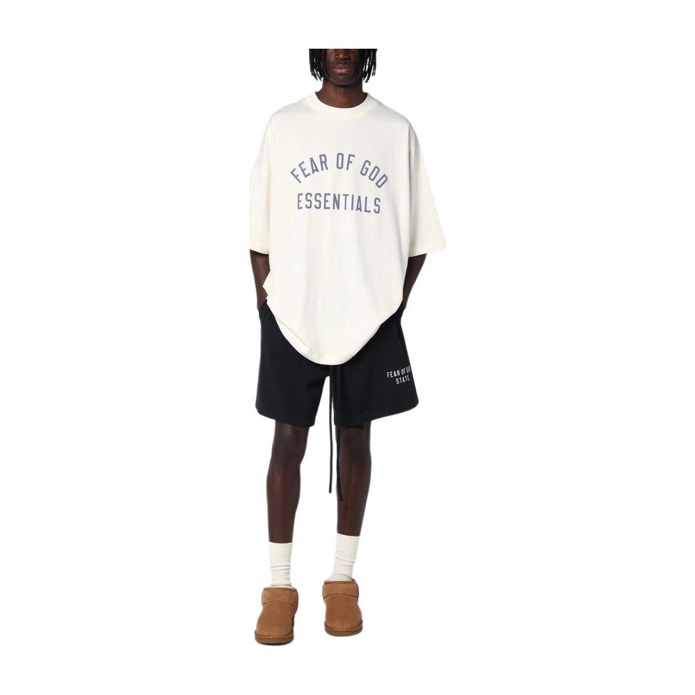 Fear of God Essentials Jersey Crewneck Ivory