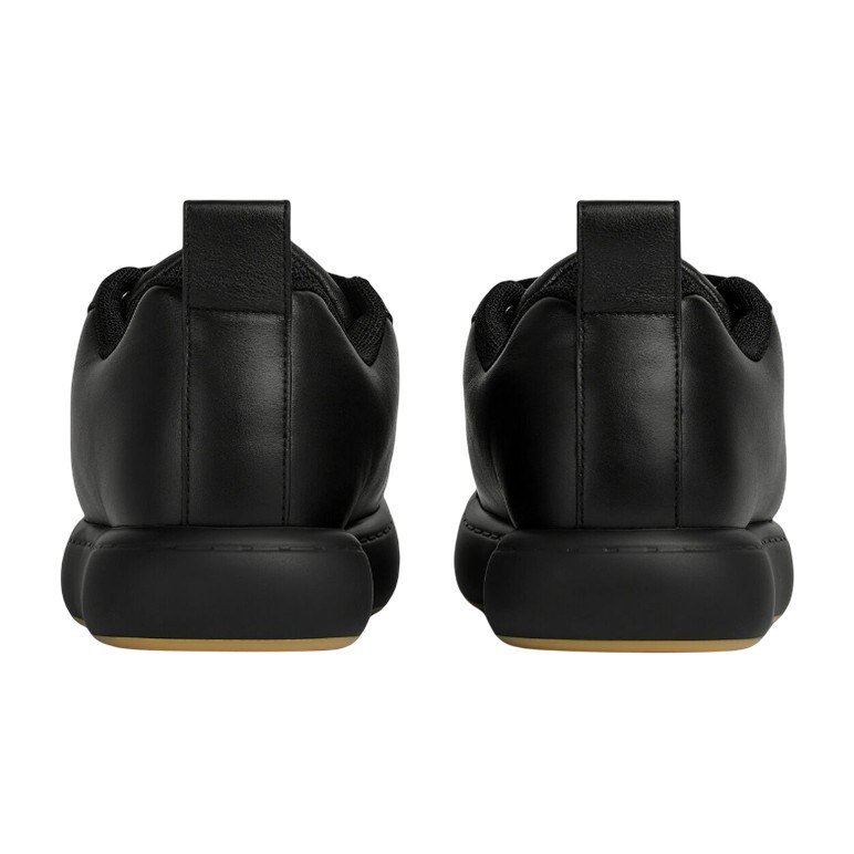 Bottega Veneta Low Top Leather Sneakers Black