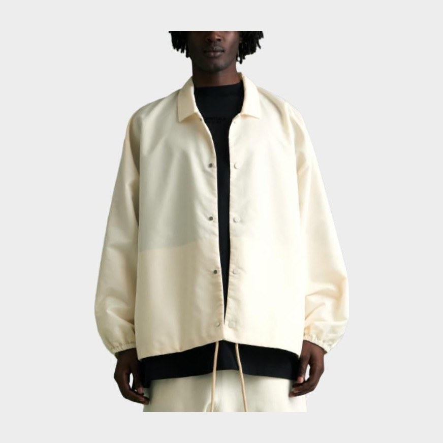 Fear of God Essentials Coaches Jacket Cloud Dancer