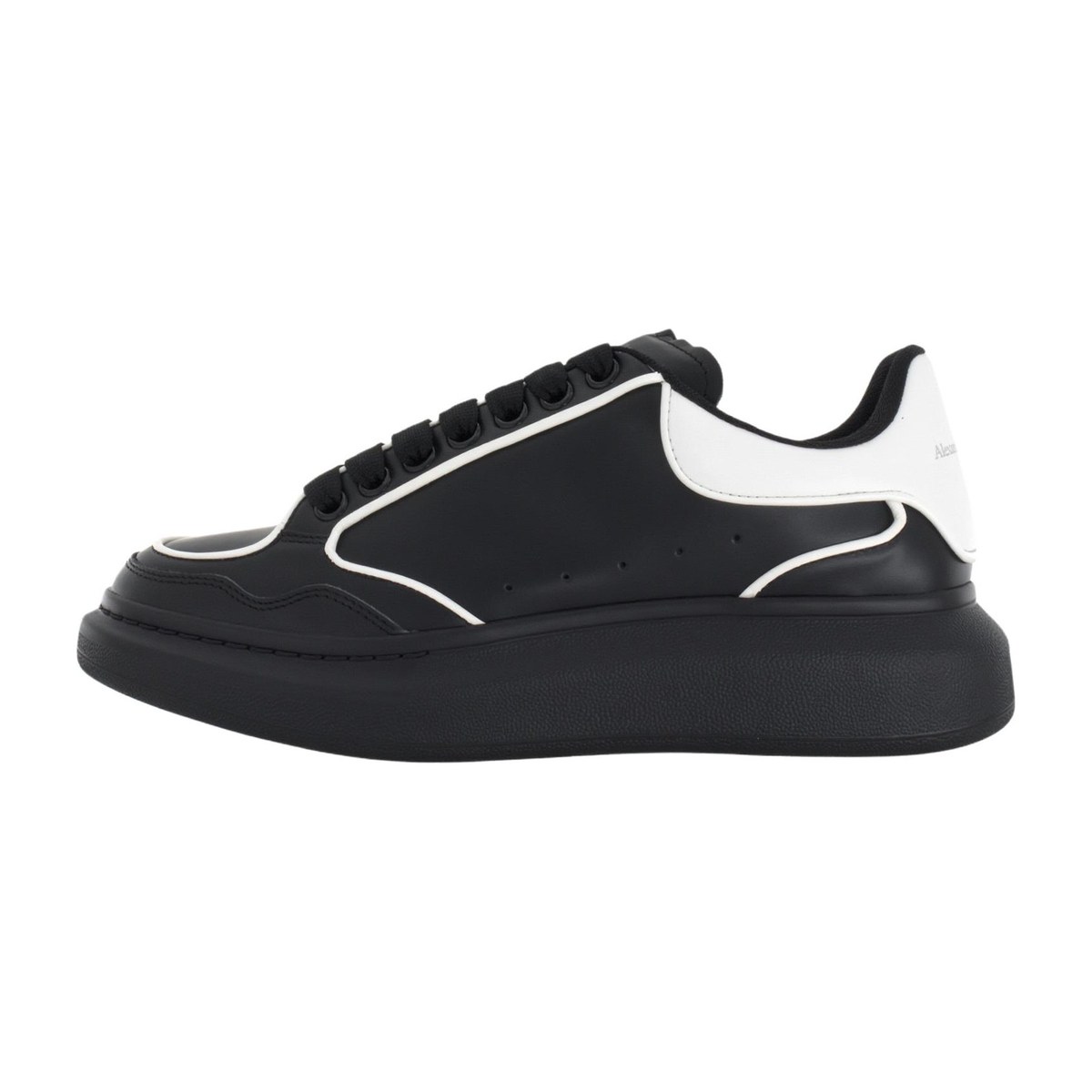 Alexander McQueen Low Top Leather Sneakers Black