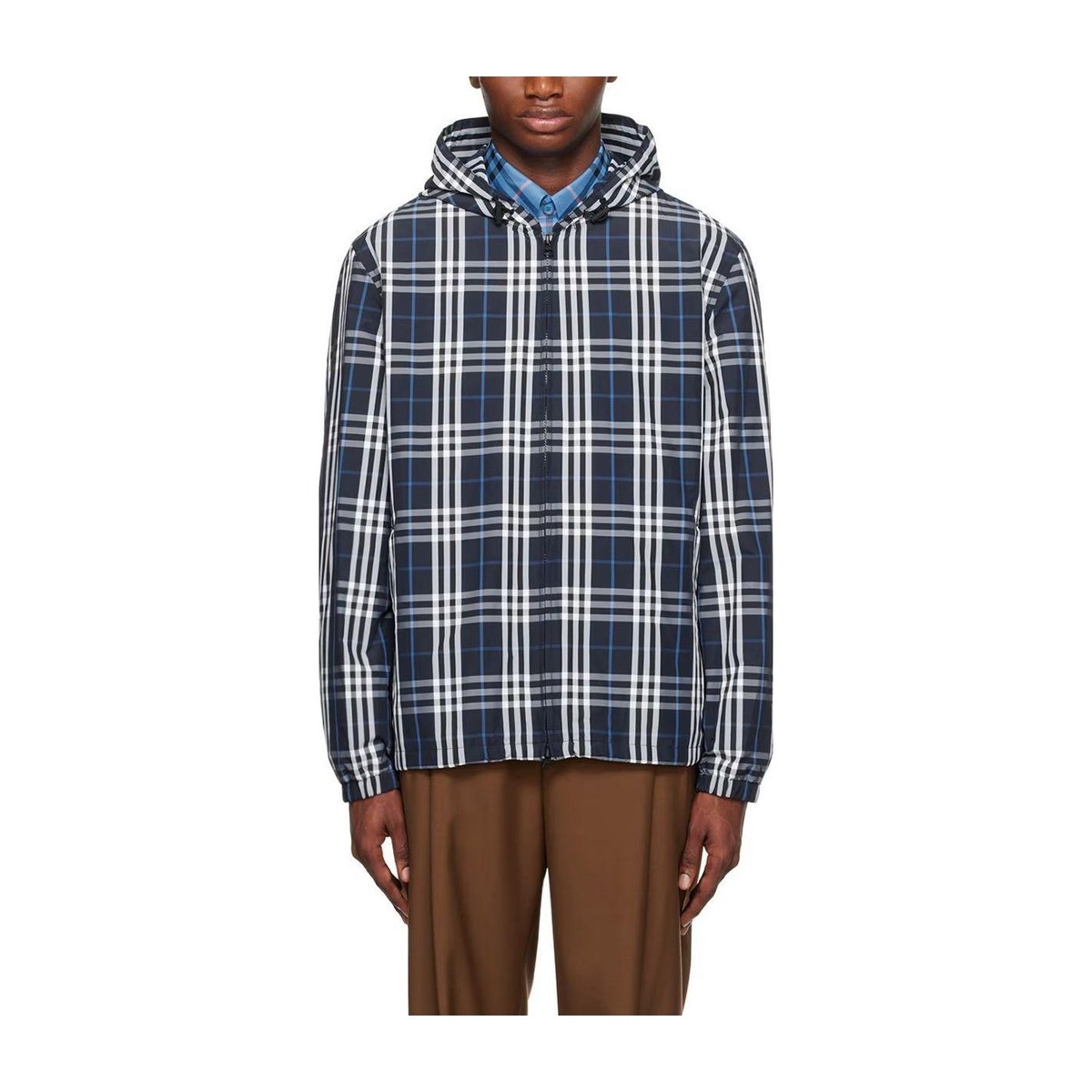 Burberry Hooded Jacket Navy