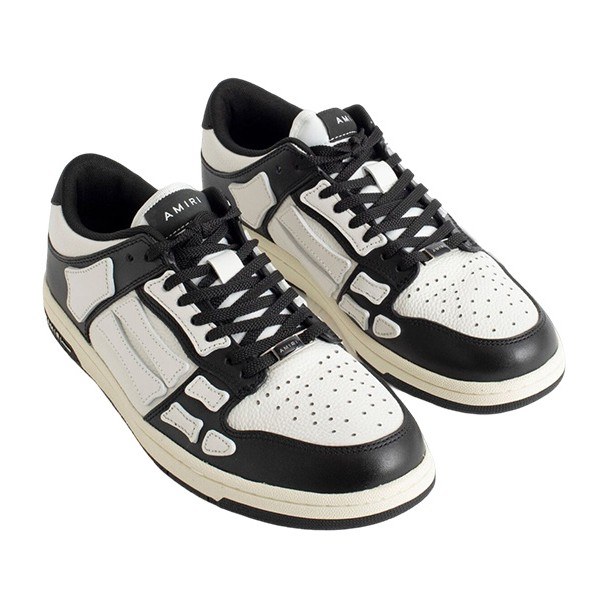 AMIRI Skel-Top Low Black White