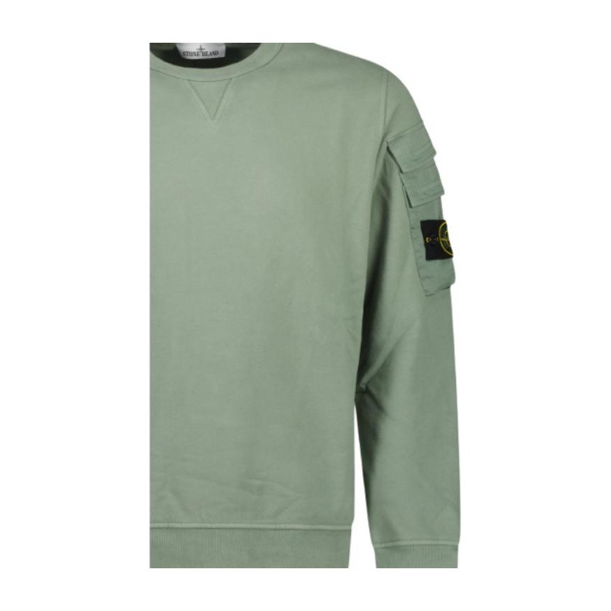 Stone Island Crewneck Sweatshirt Sage Green