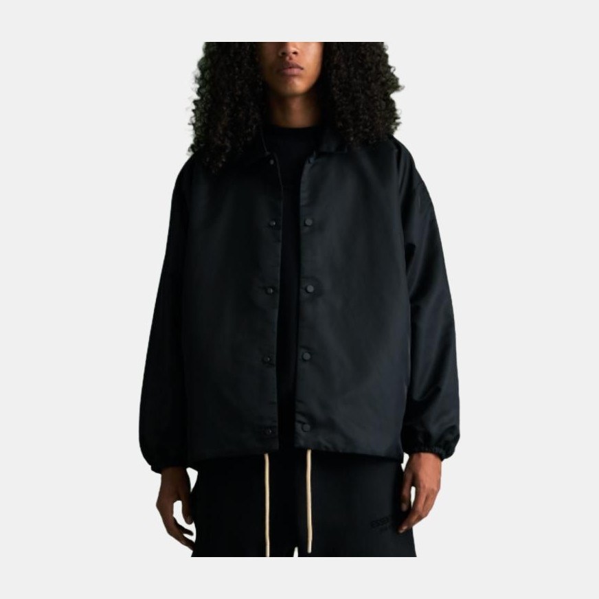 Fear of God Essentials Coaches Jacket Jet Black