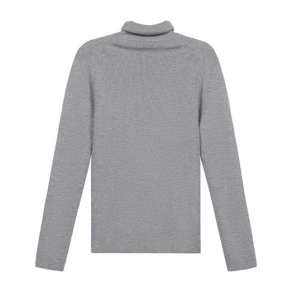 KENZO FW20 Tiger Head Turtleneck Sweater Gray
