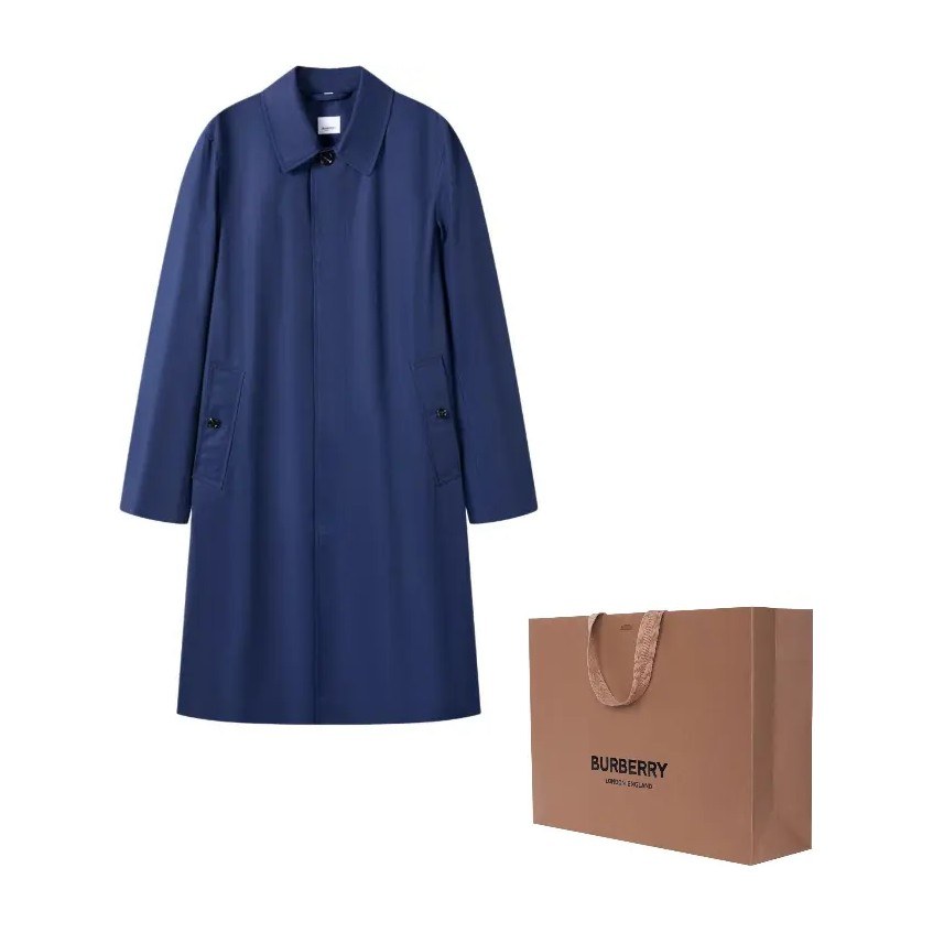 Burberry Trench Coat Blue