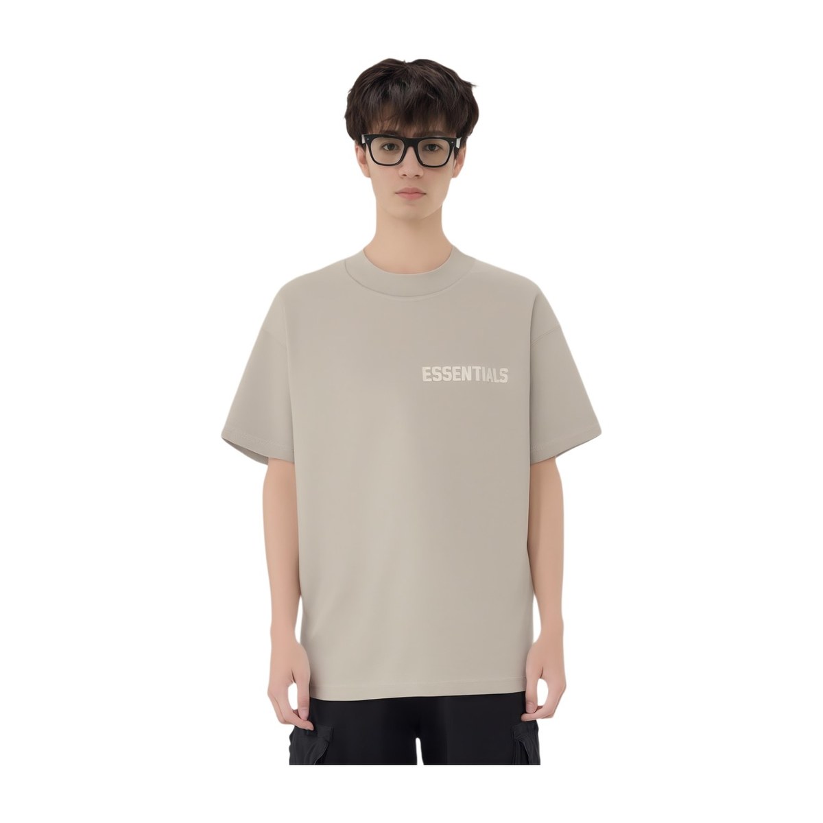 Fear of God Essentials FW22 SS Tee SMOKE